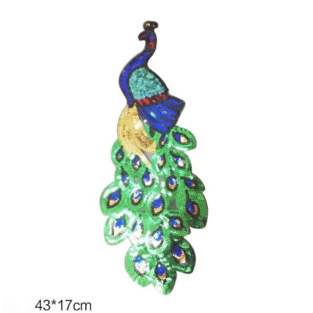 COPY - ๐ฆ Stunning Jumbo Sequin Peacock Patch ๐ฆ